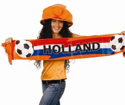 holland sjaal oranje